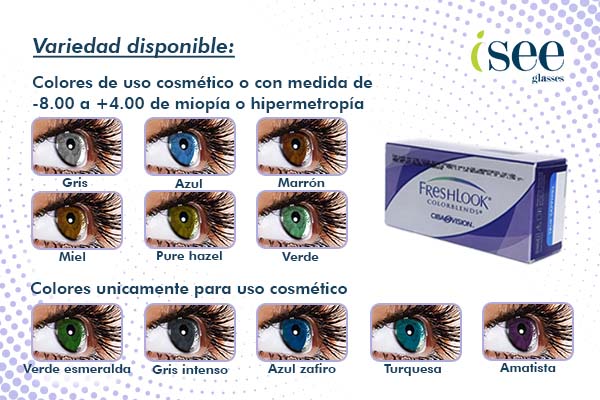 lentes de contacto verdes freshlook